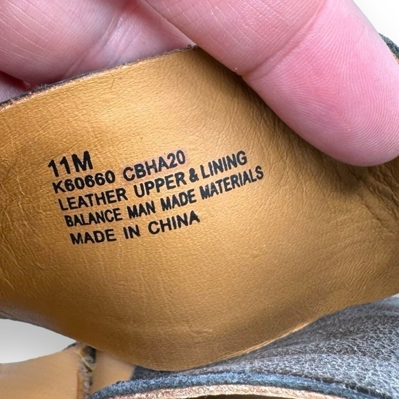 Kork-Ease San Carlos Distressed Slingback Platform Sandals, Dark Grey, Size 11 - Picture 11 of 15